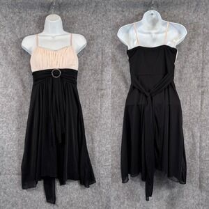 Ruby Rox Dress Womens M Black Sheer Whimsigoth Dark Fairy Witchy Babydoll Y2K